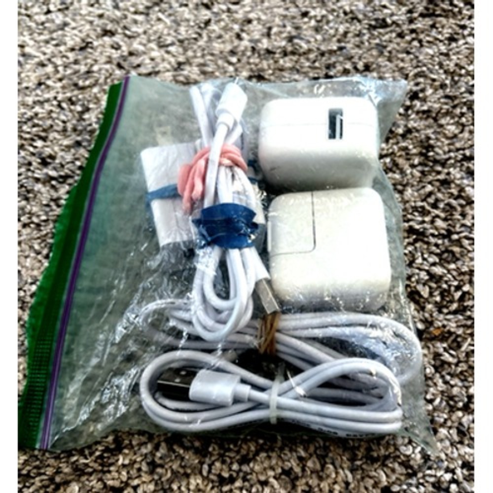 Assorted charging power supplies, blocks and cords